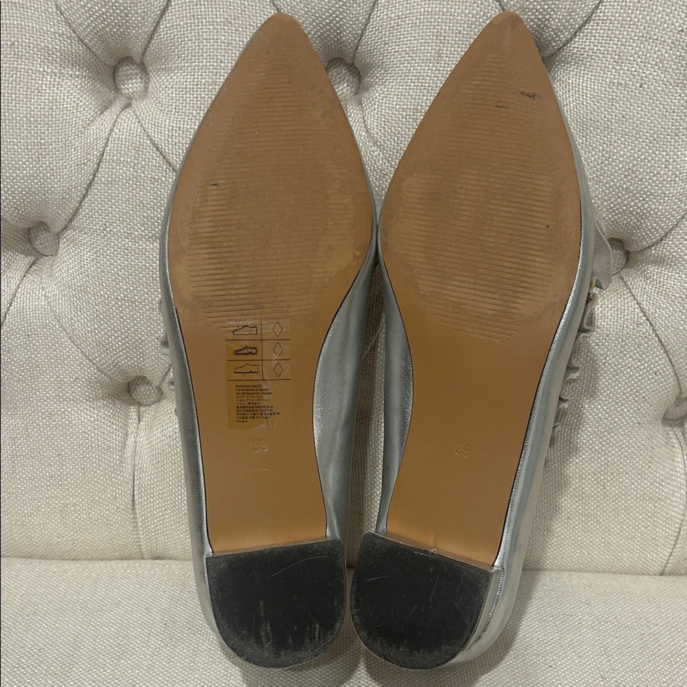 H&M Silver Ruffle Women's Shoes - Picture 10 of 10